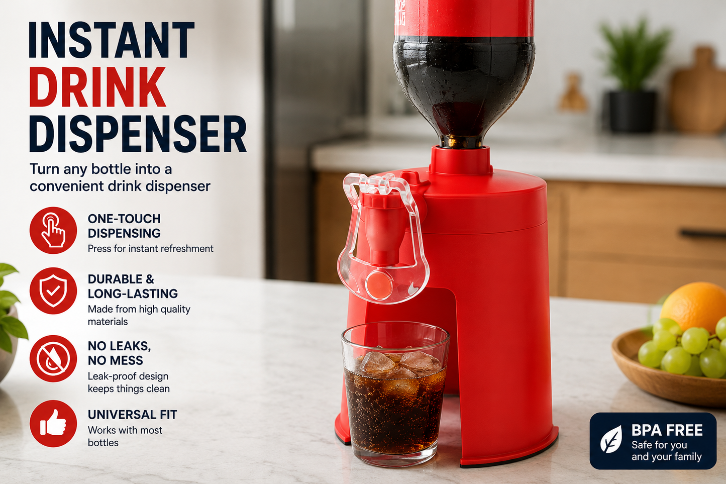 East Drink Dispenser Inverted Device