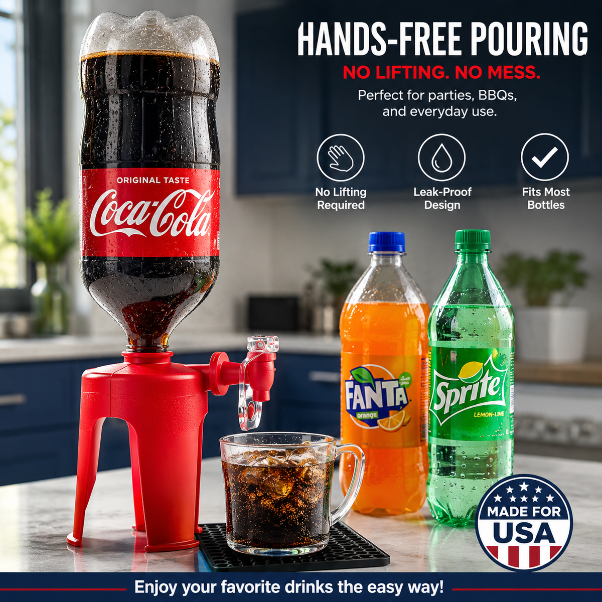 East Drink Dispenser Inverted Device